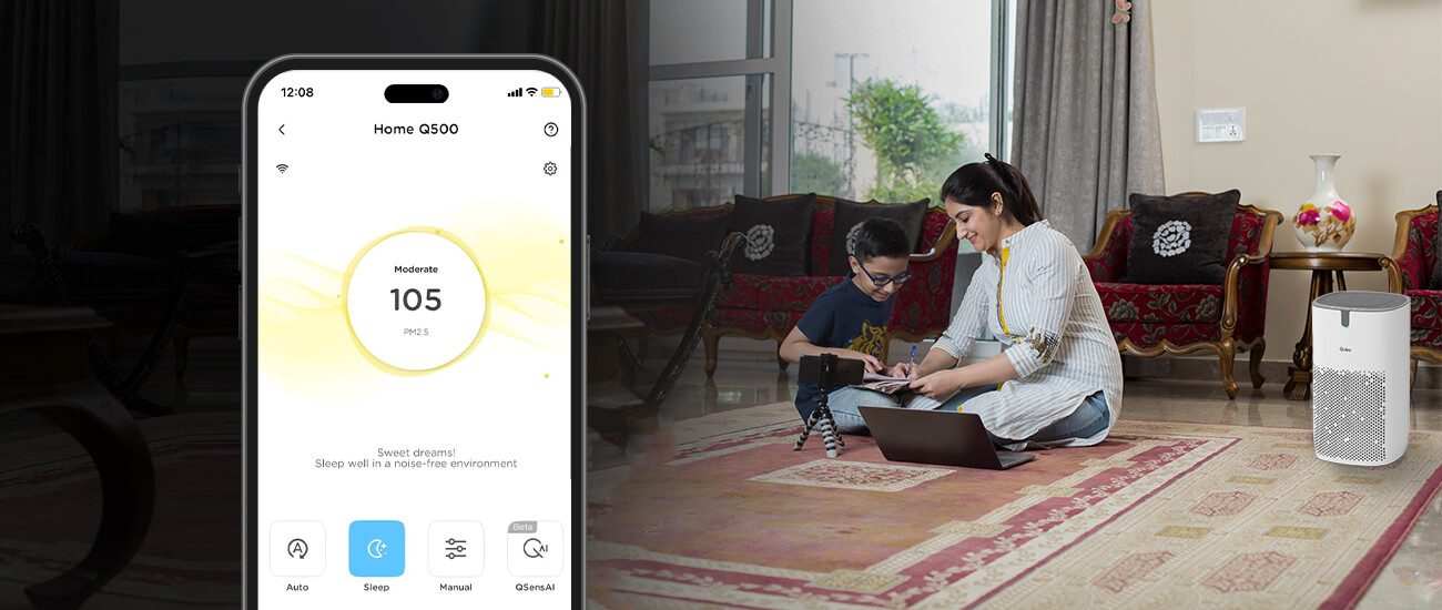 Manual mode of the Qubo Smart Air Purifier