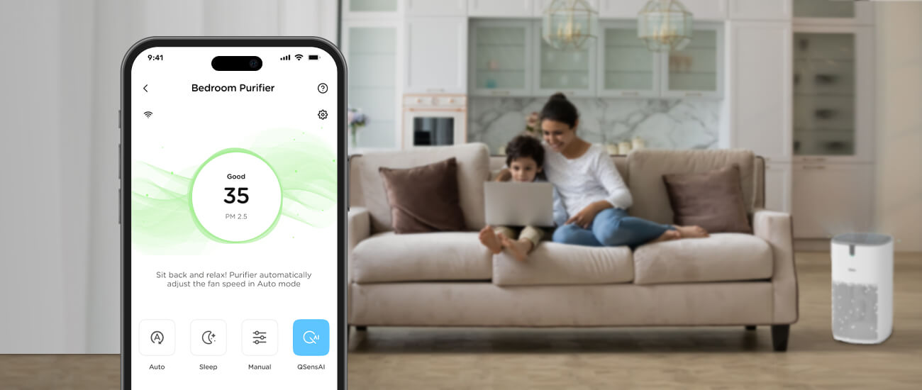 Auto mode of Qubo air purifier