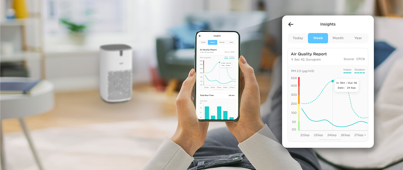 Enable countdown mode in your Qubo Smart Air Purifier 
