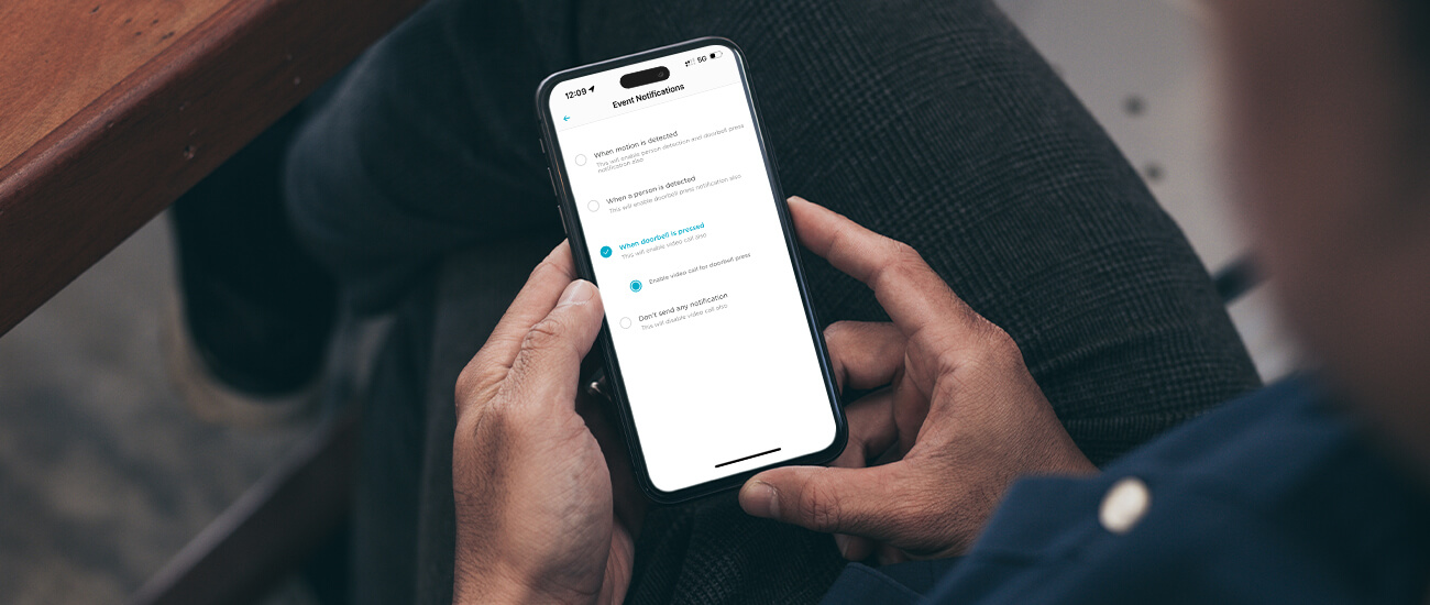 Get event alerts via notifications and phone calls whenever you need