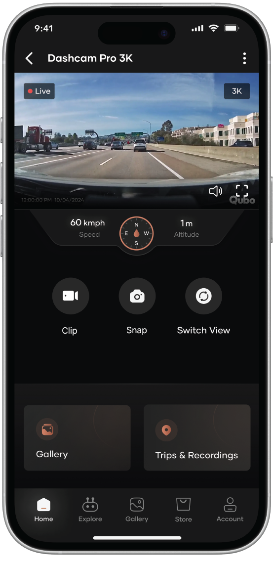 Qubo Pro App Interface