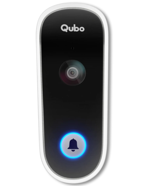 Qubo Video Doorbell White Front view